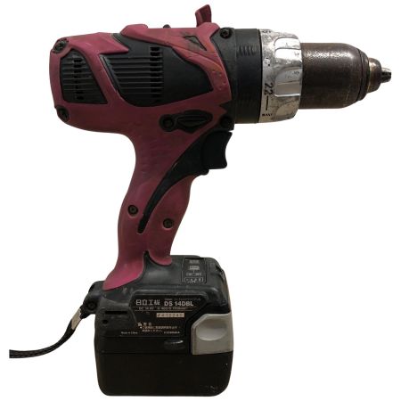 €€ HITACHI 日立 コードレス式ドライバドリル13mm 14.4v DS14DBL パープル