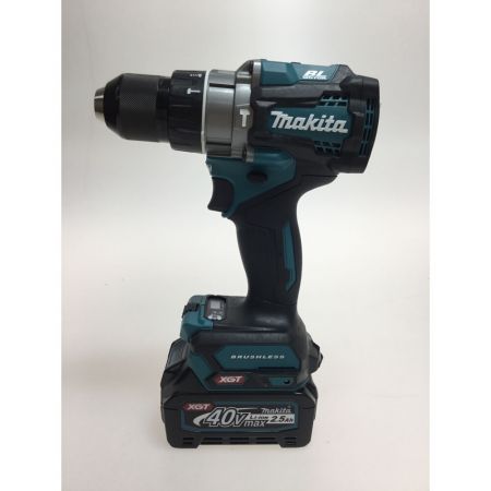  MAKITA マキタ ドライバドリル 40v 充電器・充電池2個・ケース付 未使用品 HP001GRDX ブルー