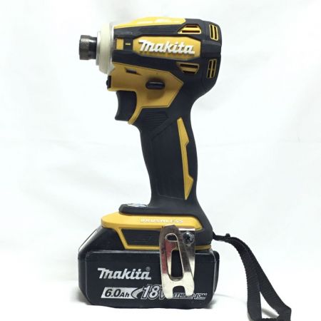  MAKITA マキタ インパクトドライバ 程度B 充電器・充電池2個・ケース付 コードレス式 18v  TD172DGXFV イエロー