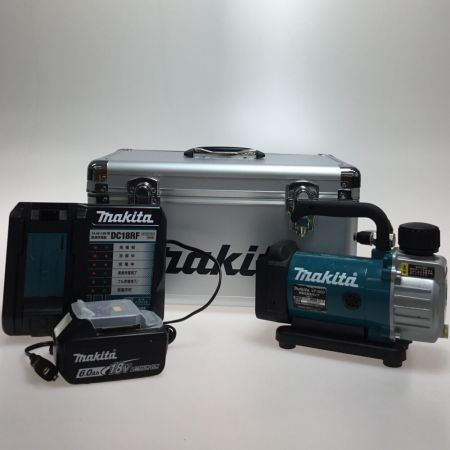  MAKITA マキタ 工具 電動工具 真空ポンプ程度B 充電器・充電池1個・ケース付 コードレス式 18v VP180D ブルー