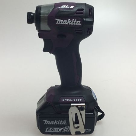  MAKITA マキタ インパクトドライバ 未使用品(S) 付属品完備 コードレス式 18v TD173DGXAP パープル