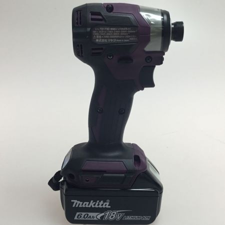  MAKITA マキタ インパクトドライバ 未使用品(S) 付属品完備 コードレス式 18v TD173DGXAP パープル