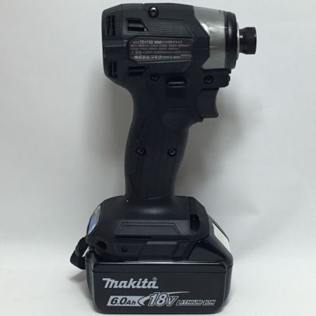  MAKITA マキタ インパクトドライバ 未使用品 付属品完備 TD173DRGX ブラック