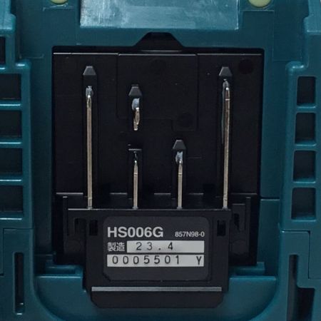  MAKITA マキタ 充電式マルノコ 丸のこ 未使用品(S) 付属品完備 コードレス式 125mm 40v HS006GRDX ブルー
