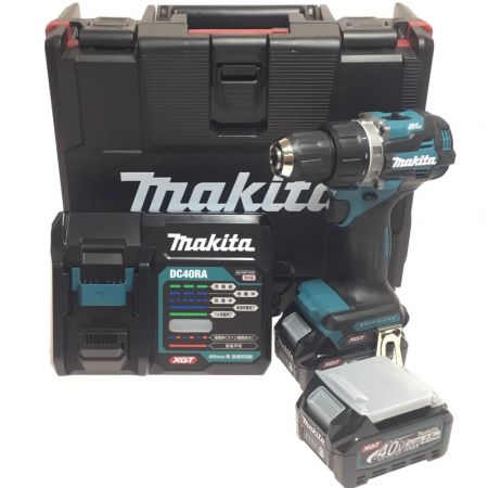  MAKITA マキタ ドライバドリル 40v 未使用品 付属品完備 DF002GRDX ブルー