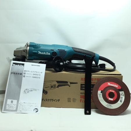  MAKITA マキタ ディスクグラインダー 未使用品(S) 付属品完備 コードレス式 150mm 100v ① GA6021C グリーン