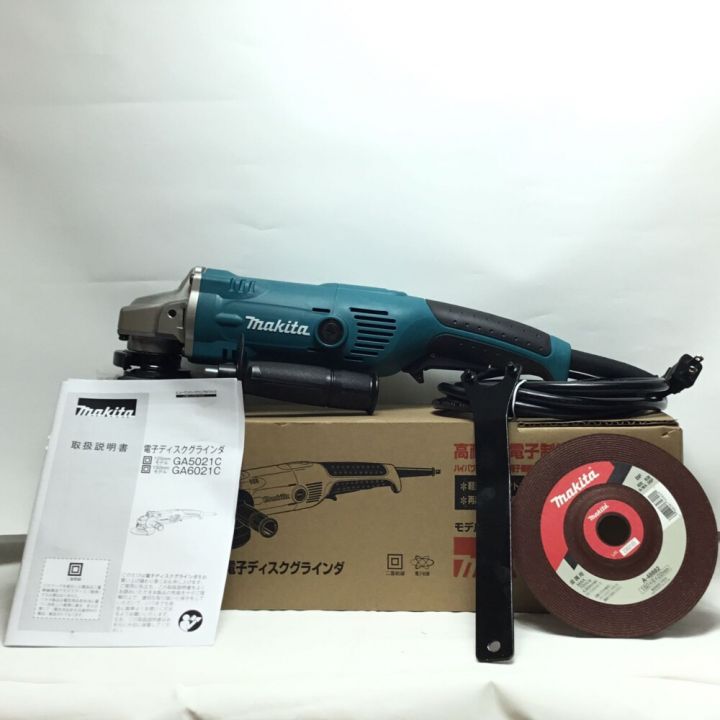 MAKITA マキタ ディスクグラインダー 未使用品(S) 付属品完備 コードレス式 150mm 100v ④ GA6021C グリーン｜中古 ｜なんでもリサイクルビッグバン