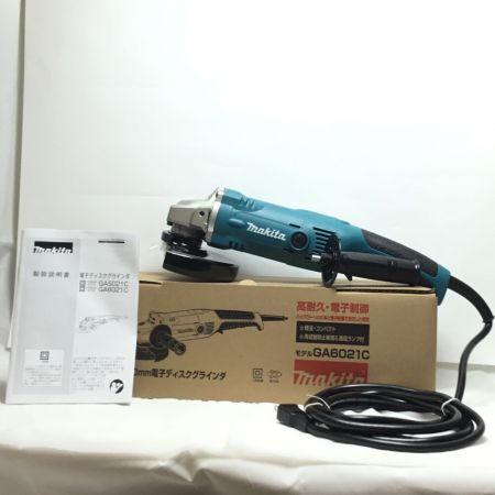  MAKITA マキタ ディスクグラインダー 未使用品(S) 付属品完備 コードレス式 150mm 100v ⑤ GA6021C グリーン