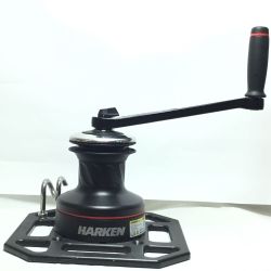 ΘΘ HARKEN 工具 工具関連用品 リガーズウィンチ 程度B ハンドル付 INRW500 ブラック Bランク