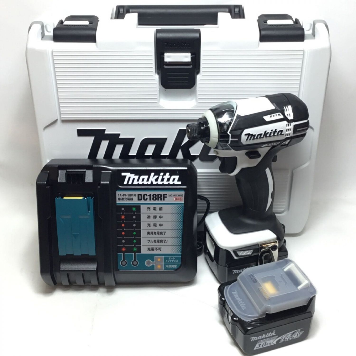 中古】 MAKITA マキタ インパクトドライバ 14.4v 未使用品 付属品完備