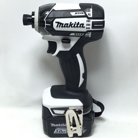  MAKITA マキタ インパクトドライバ 14.4v 未使用品 付属品完備 TD138DRFX ホワイト×ブラック
