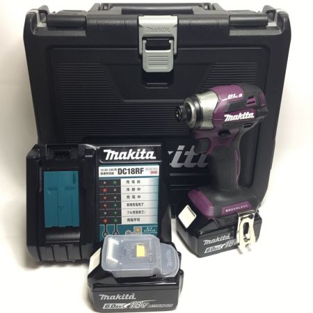  MAKITA マキタ インパクトドライバ 程度A 付属品完備 TD173DGXAP パープル