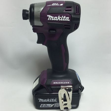  MAKITA マキタ インパクトドライバ 程度A 付属品完備 TD173DGXAP パープル