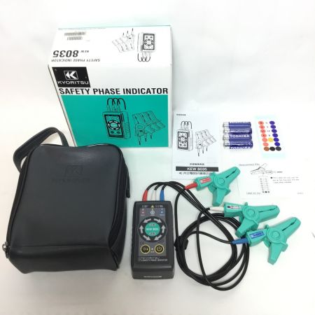  KYORITSU 共立電気計器 非接触検相器 携帯用ケース付 KEW8035 12