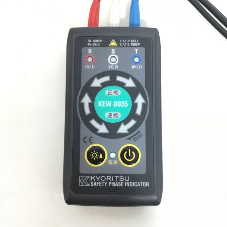 KYORITSU 共立電気計器 非接触検相器 携帯用ケース付 KEW8035 12