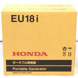 ΘΘ HONDA ホンダ インバーター発電機  未使用品(S) EU18I レッド Sランク