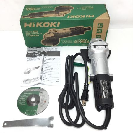  HiKOKI ハイコーキ ディスクグラインダー 未使用品(S) 本体のみ コード式 100mm 100v  G10SH5(SS) シルバー