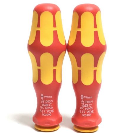  Wera ヴェラ 絶縁ドライバー 未使用品(S) 付属品完備 KK VDE/17 レッド