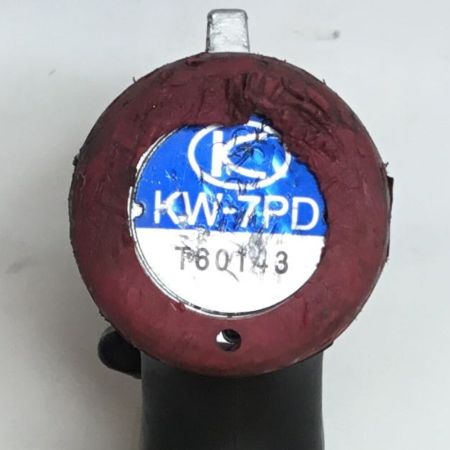 空研工業 エアインパクトドライバ 常圧 程度C  本体のみ KW-7PD レッド×シルバー