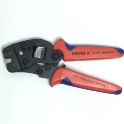 ΘΘ KNIPEX クニペックス 圧着プライヤー 975309 レッド Bランク