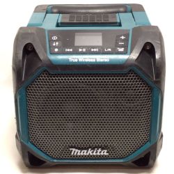 ΘΘ MAKITA マキタ バッテリー式スピーカー ACアダプター付 程度B MR203 グリーン Bランク