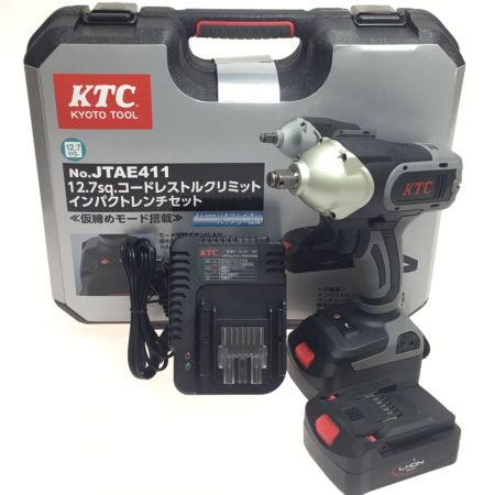  KTC ケーティーシー インパクトレンチ 18v 未使用品 付属品完備 JTAE411 ブラック