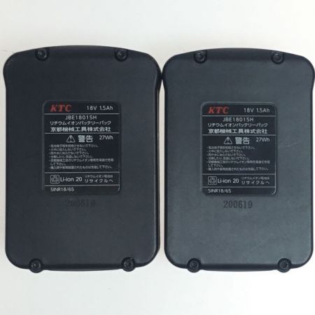  KTC ケーティーシー インパクトレンチ 18v 未使用品 付属品完備 JTAE411 ブラック