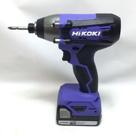  HiKOKI ハイコーキ 工具 電動工具 インパクトドライバ 程度A 充電器・充電池2個・ケース付 コードレス式 14.4v FWH14DF パープル
