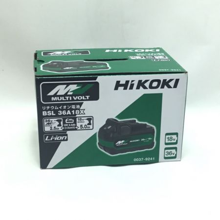  HiKOKI ハイコーキ 工具 電動工具 バッテリー 未使用品(S) 18v/36ｖ② BSL36A18X