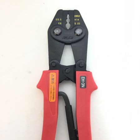  IZUMI 圧着工具 ケース付 EH-3N レッド