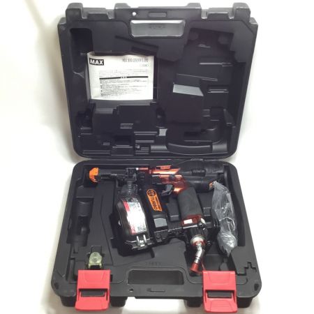  MAX マックス ねじ打ち機 高圧 ケース付 HV-R41G4-R レッド×ブラック