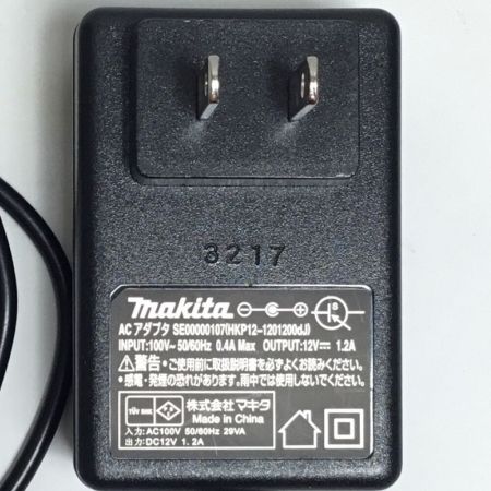  MAKITA マキタ バッテリー式ラジオ 10.8v~18v ACアダプター付 MR108 ブラック
