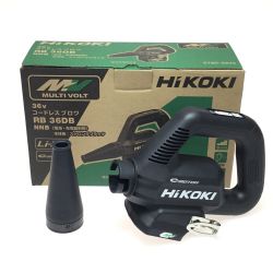 ΘΘ HiKOKI ハイコーキ ブロワ 未使用品(S) 本体のみ コードレス式 36v RB36DB ブラック Sランク