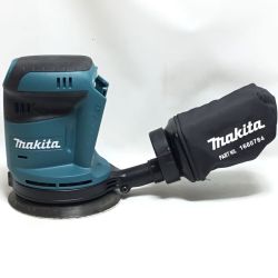 ΘΘ MAKITA マキタ 充電式ランダムオービットサンダー ダストバッグ付 コードレス式 125mm 18v BO180DZ Bランク