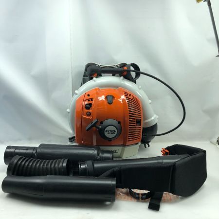  STIHL エンジン工具 ブロワ 取説・ノズル4種・腰バックル・調整工具 2サイクル 箱付 BR500 オレンジ