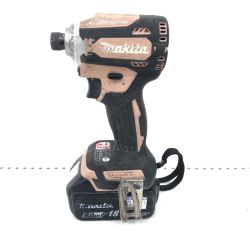 ДД MAKITA マキタ  インパクトドライバ 充電池1個付 コードレス式 18v TD171D ピンク Cランク