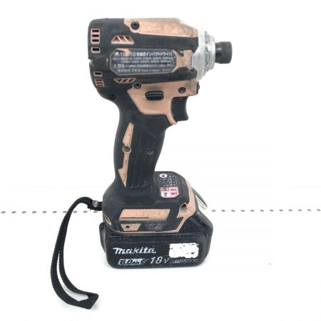 ДД MAKITA マキタ  インパクトドライバ 充電池1個付 コードレス式 18v TD171D ピンク