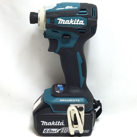  MAKITA マキタ インパクトドライバ 18v 充電器・充電池1個・ケース付 程度B TD172DRGX ブルー