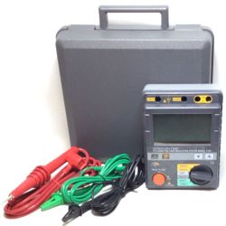 ΘΘ KYORITSU 4レンジ 電池式高電圧絶縁抵抗計 程度B 3125 グレー Bランク