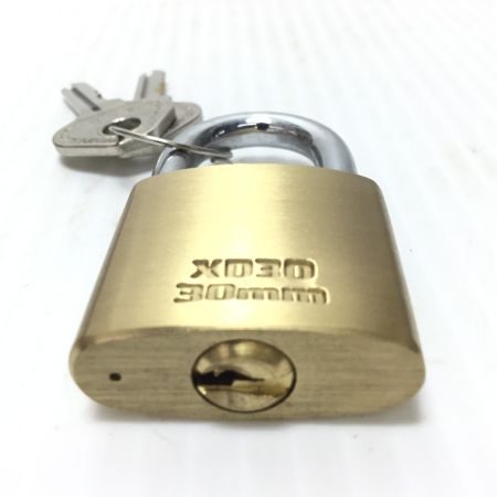  FEDERAL 南京錠 未使用品(S) 6個セット/マスターキー付 XD30-MK-KD6