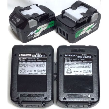  HiKOKI ハイコーキ コードレス丸のこ 165mm 36v 未使用品 付属品完備 C3606DA ブラック