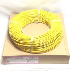 ΘΘ 太陽ケーブルテック HIVケーブル  300m 1.25SQ(7/0.45)  未使用品 2 イエロー Sランク