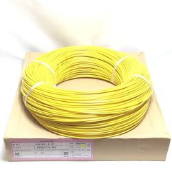 ΘΘ 太陽ケーブルテック HIVケーブル  300m 1.25SQ(7/0.45) 未使用品 6 イエロー Sランク