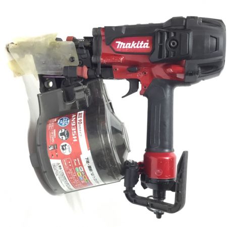  MAKITA マキタ エア釘打ち 高圧 ケース付 程度B AN935H レッド