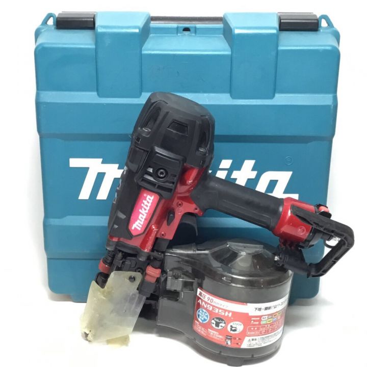MAKITA マキタ エア釘打ち 高圧 ケース付 程度B AN935H レッド｜中古 
