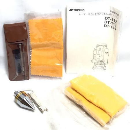  TOPCON セオドライト 未使用品 付属品完備 DT-113 イエロー