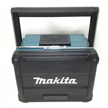  MAKITA マキタ 充電式ラジオ付テレビ 程度B リモコン、B-CASカード TV100 グリーン