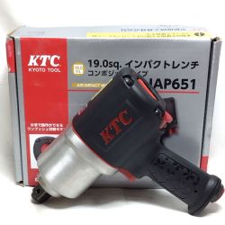 ΘΘ KTC ケーティーシー エアインパクトレンチ 本体のみ 常圧 程度A JAP651 レッド×ブラック Aランク