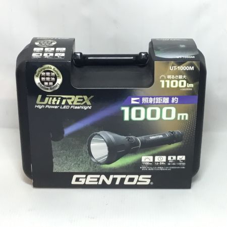  GENTOS ライト 程度A UT-1000M ブラック