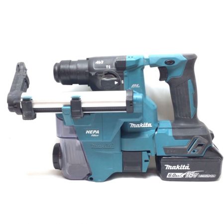  MAKITA マキタ ハンマドリル 充電器・充電池2個・ケース・集塵システム付 18mm 18v 程度B HR183D ブルー